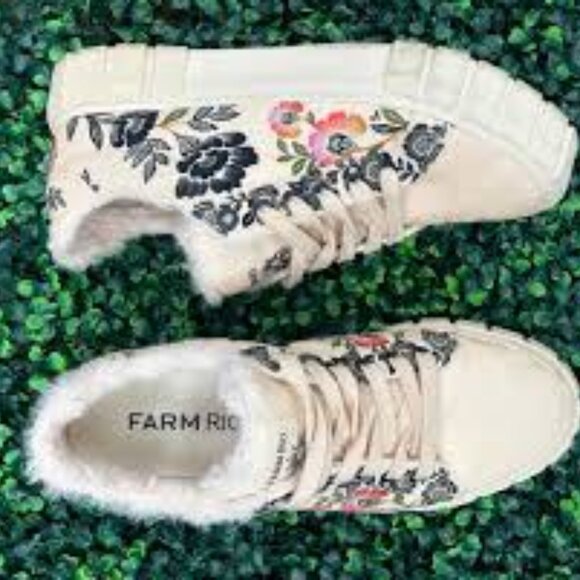 FARM Rio Shoes - New FARM RIO Made In Brazil Romantic Platform Sneakers  794NT